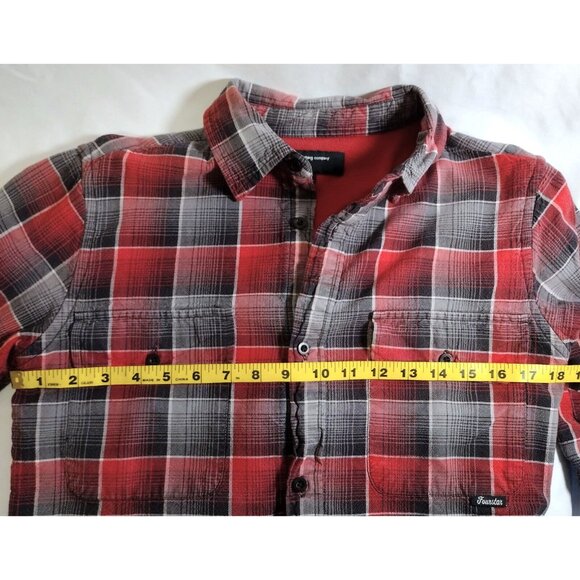 FOURSTAR Mens Small thermal lined Flannel Button-up shirt/Jacket - Picture 12 of 13
